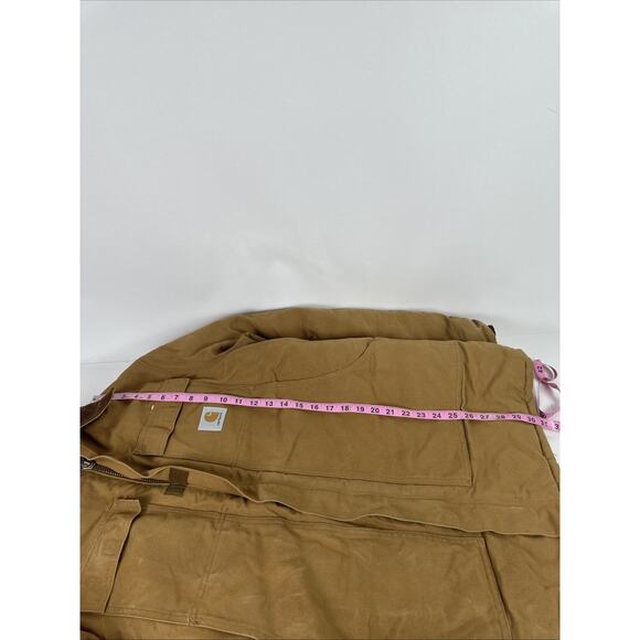 Vintage Carhartt Coat Brown Duck Canvas Tan 42 Tall CQ196 - Picture 16 of 16